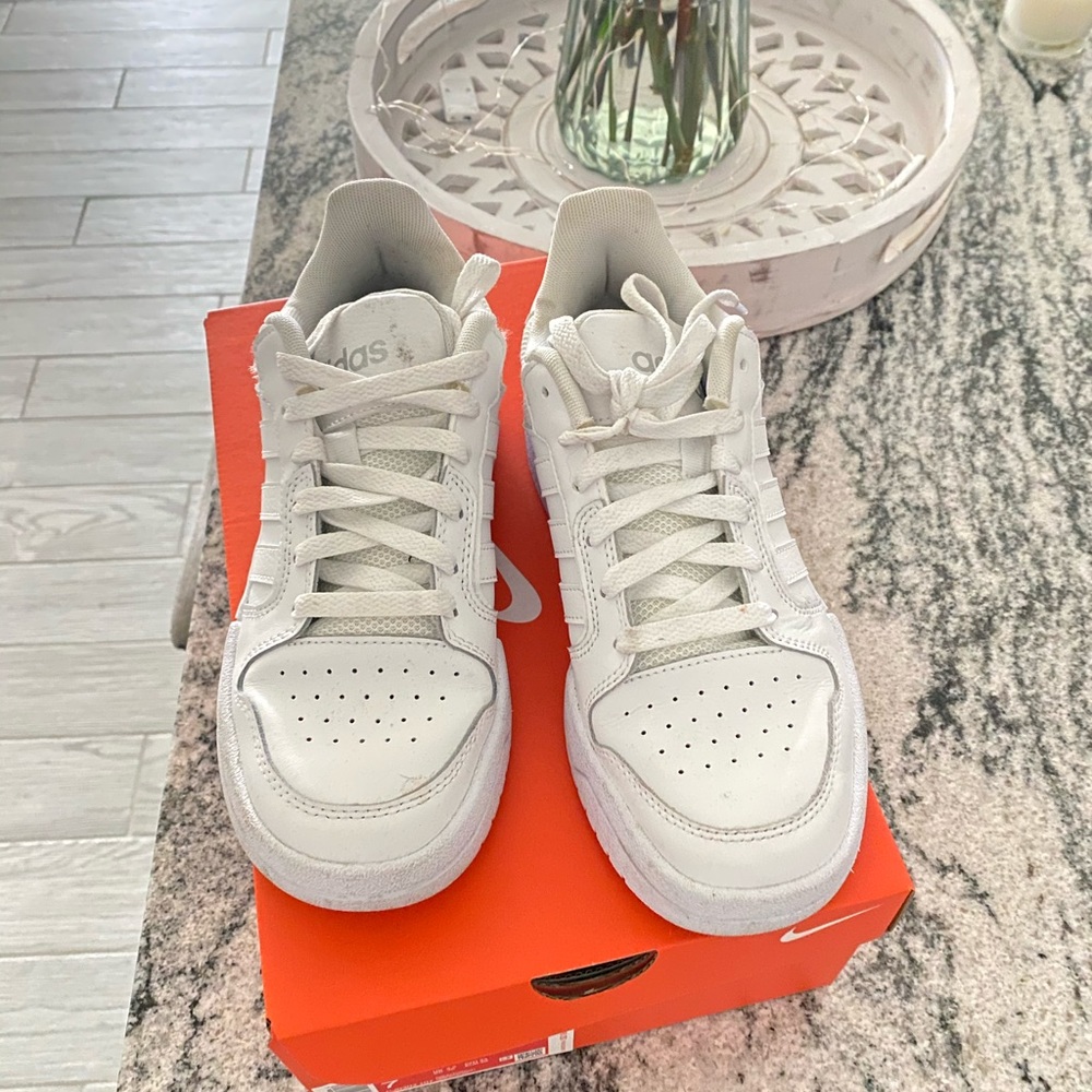 adidas Women’s White Low-Top Sneakers